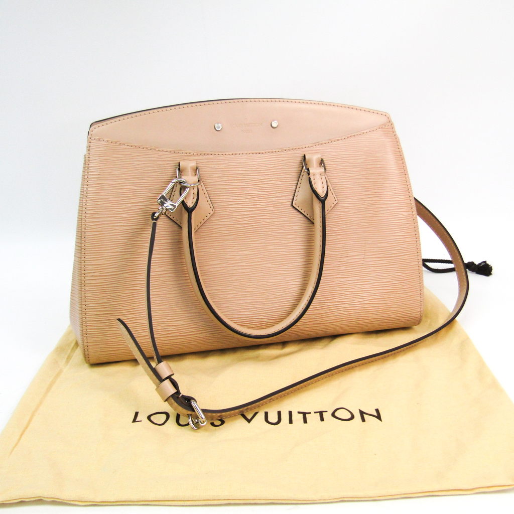 Pre-Loved Louis Vuitton Brown Beige Epi Leather Soufflot MM France | eBay
