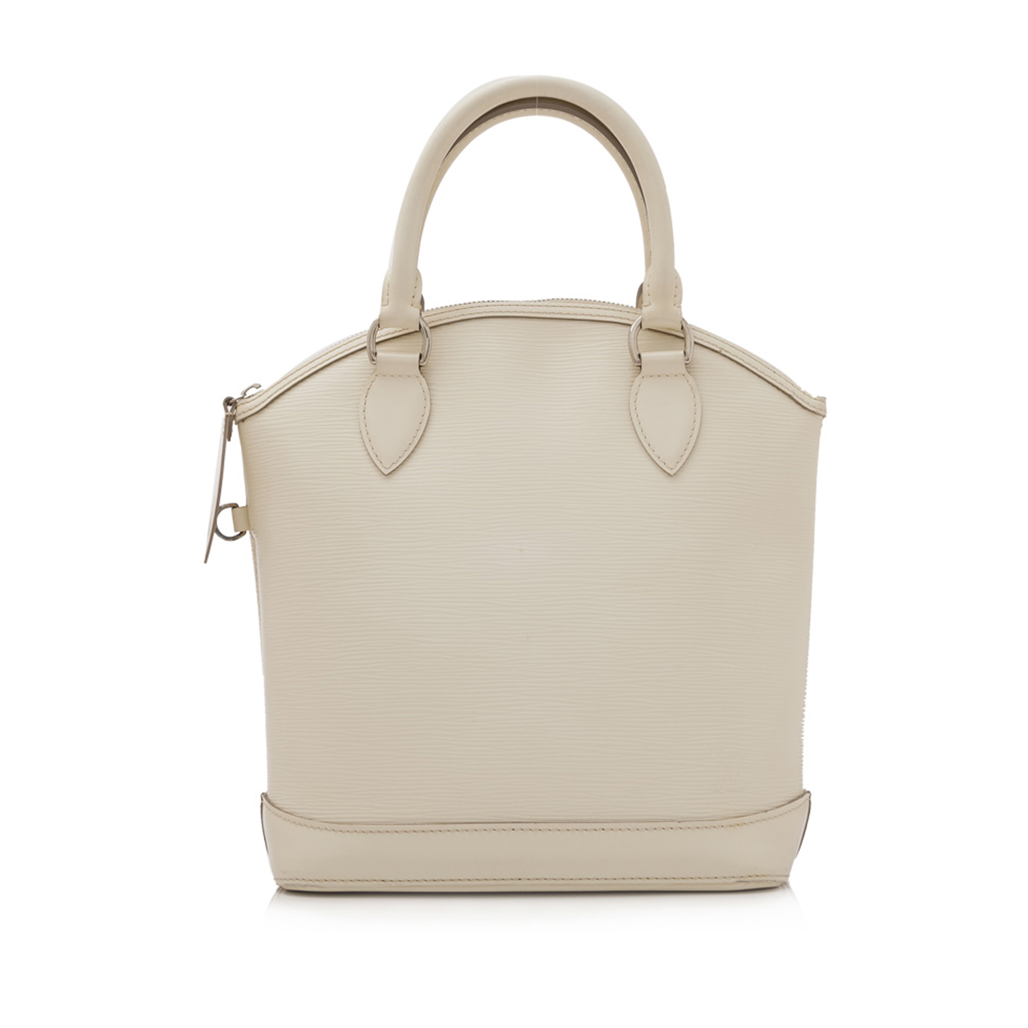 Pre-Loved Louis Vuitton White Ivory Epi Leather Lockit Vertical France | eBay