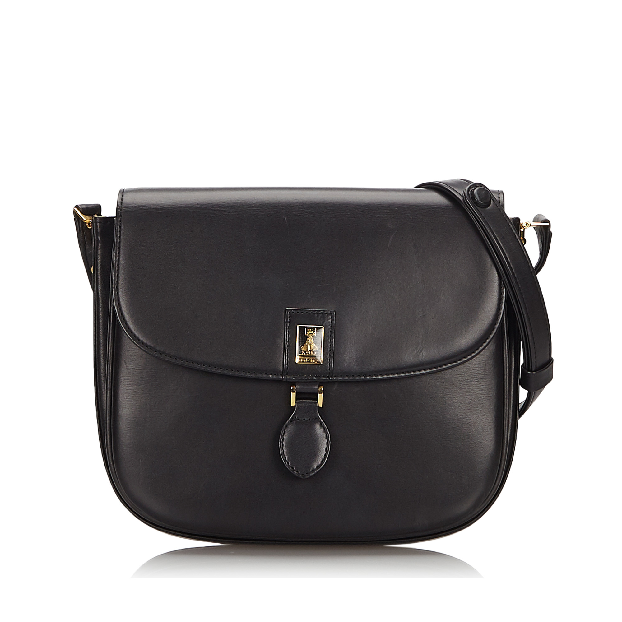Pre-Loved Burberry Black Others Leather Shoulder Bag United Kingdom | eBay