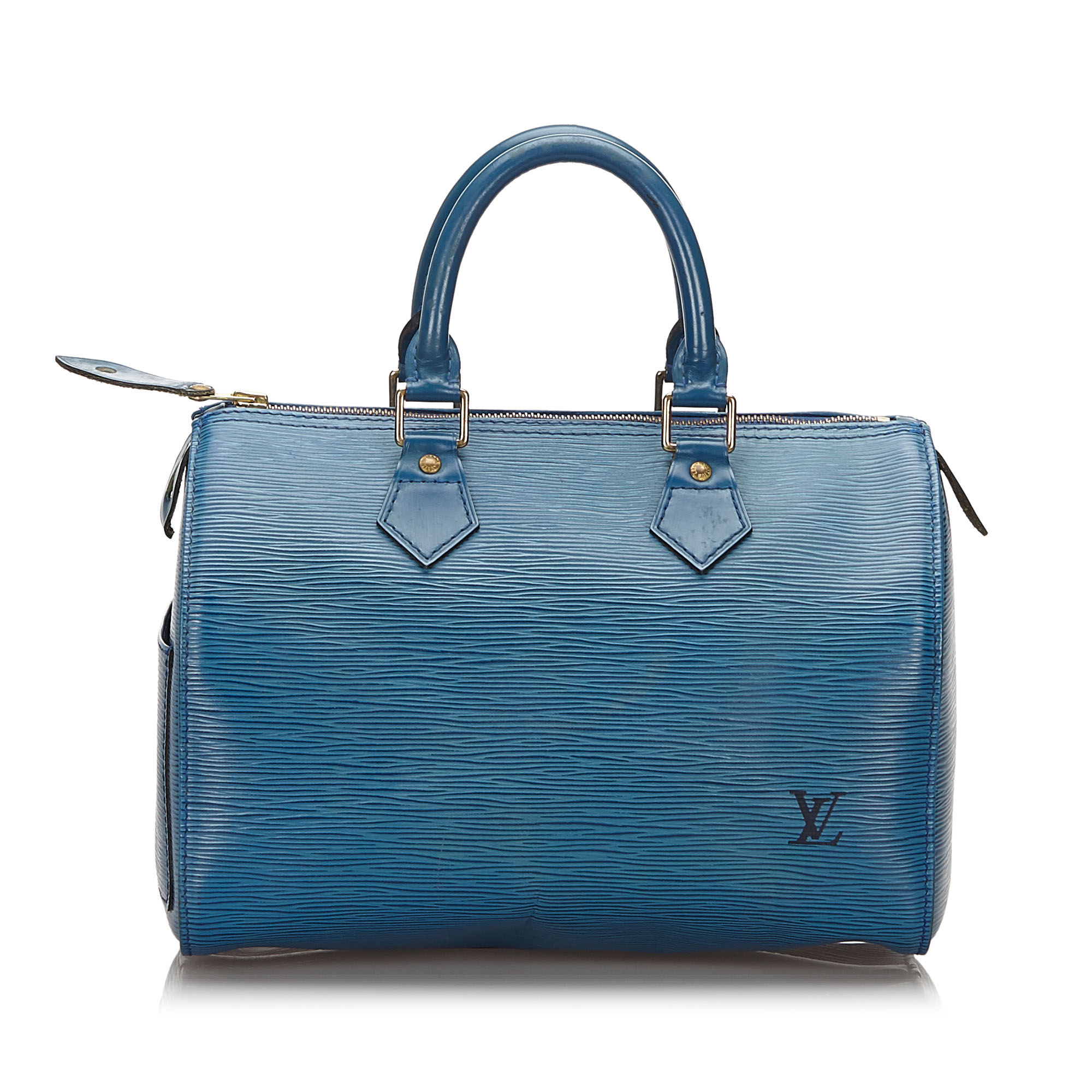 Pre-Loved Louis Vuitton Blue Epi Leather Speedy 25 France | eBay