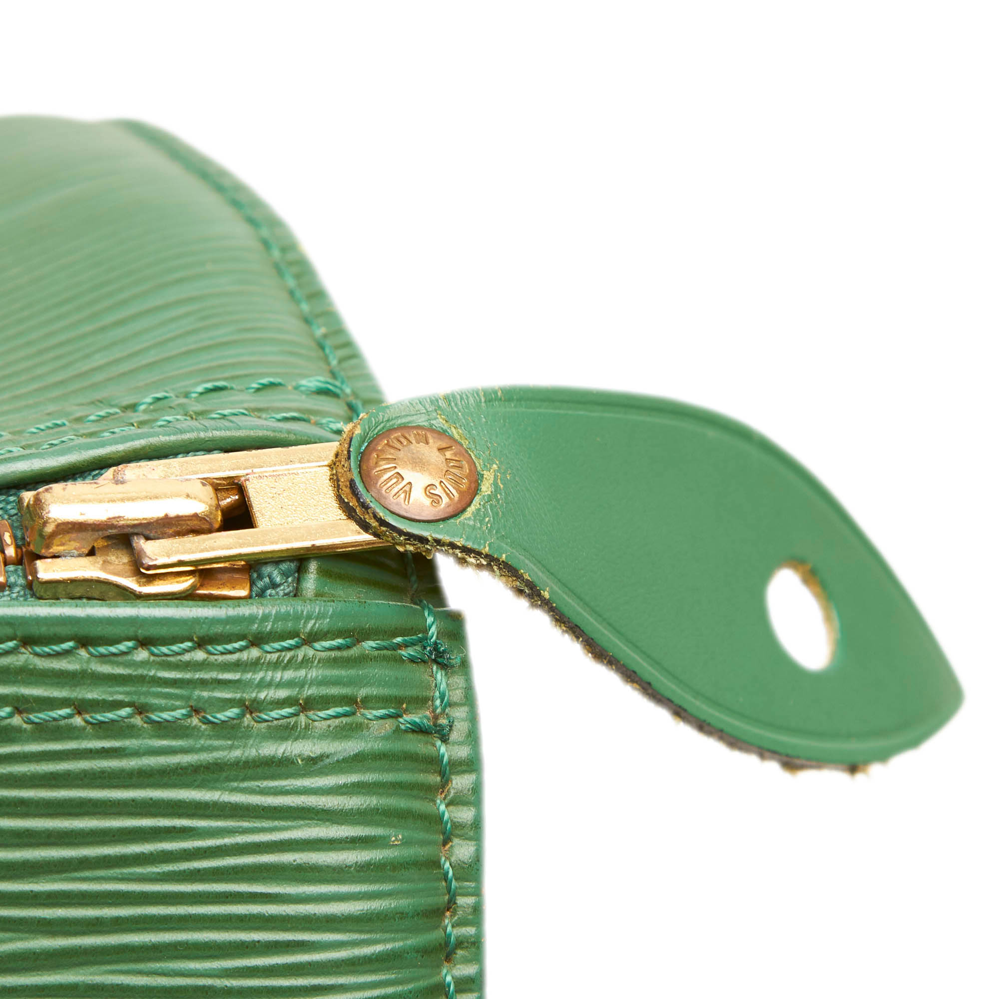 Pre-Loved Louis Vuitton Green Epi Leather Speedy 30 France | eBay