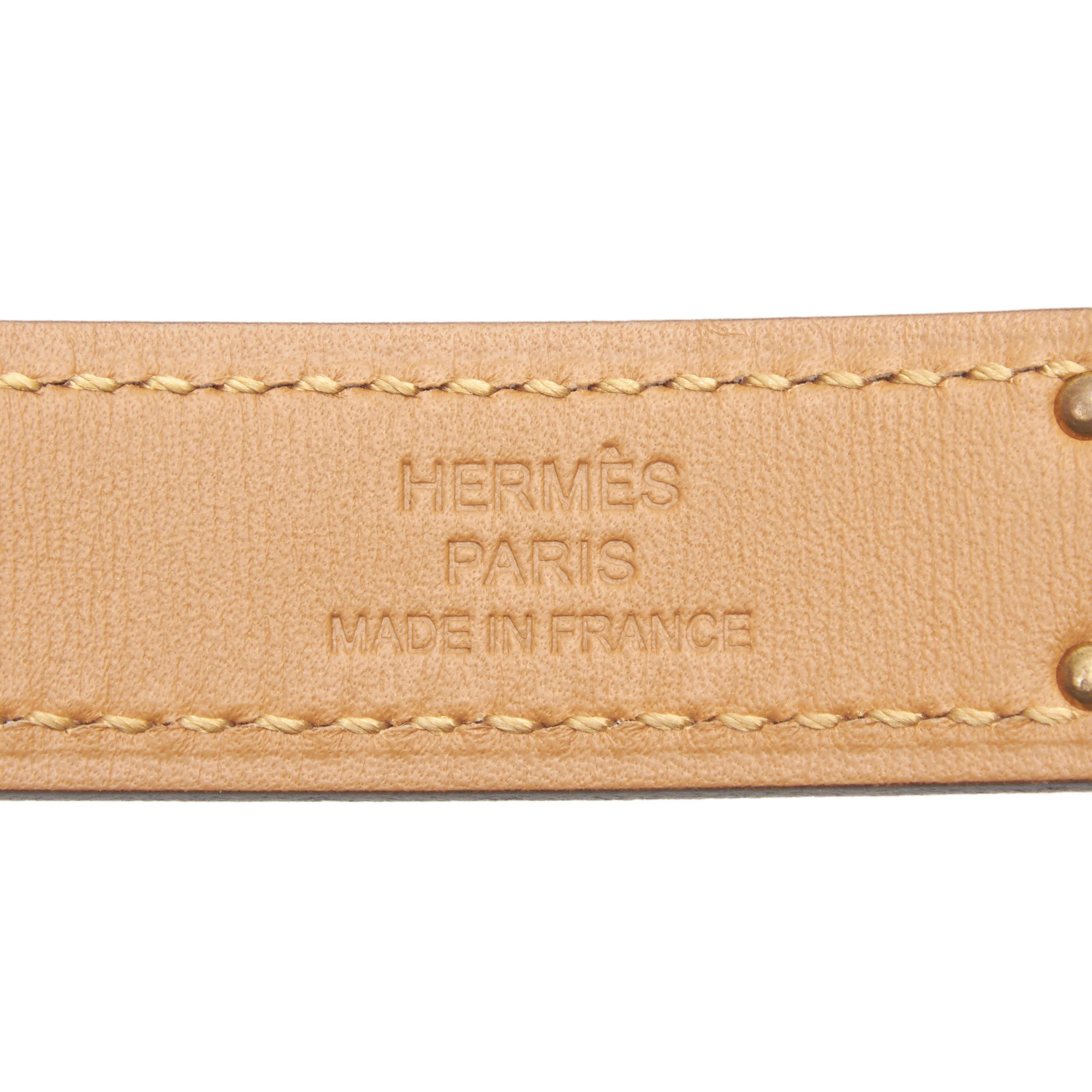 Pre-Loved Hermes Yellow Calf Leather Epsom Kelly Belt France | eBay
