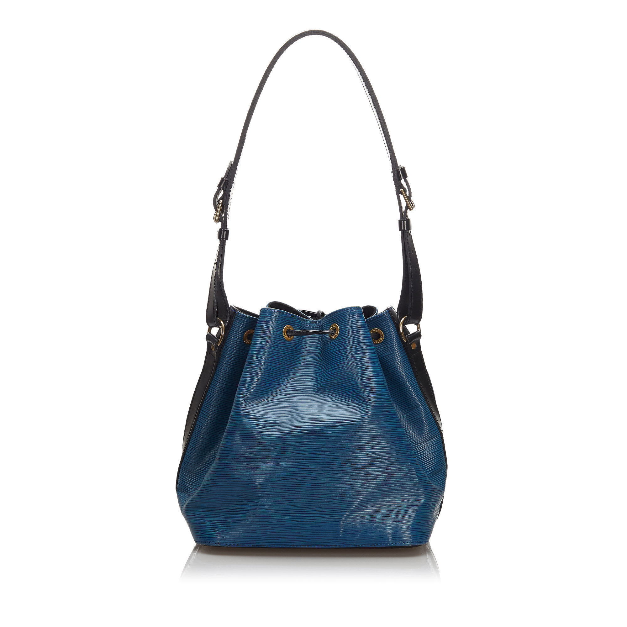 Pre-Loved Louis Vuitton Blue Epi Leather Petit Bicolor Noe France | eBay