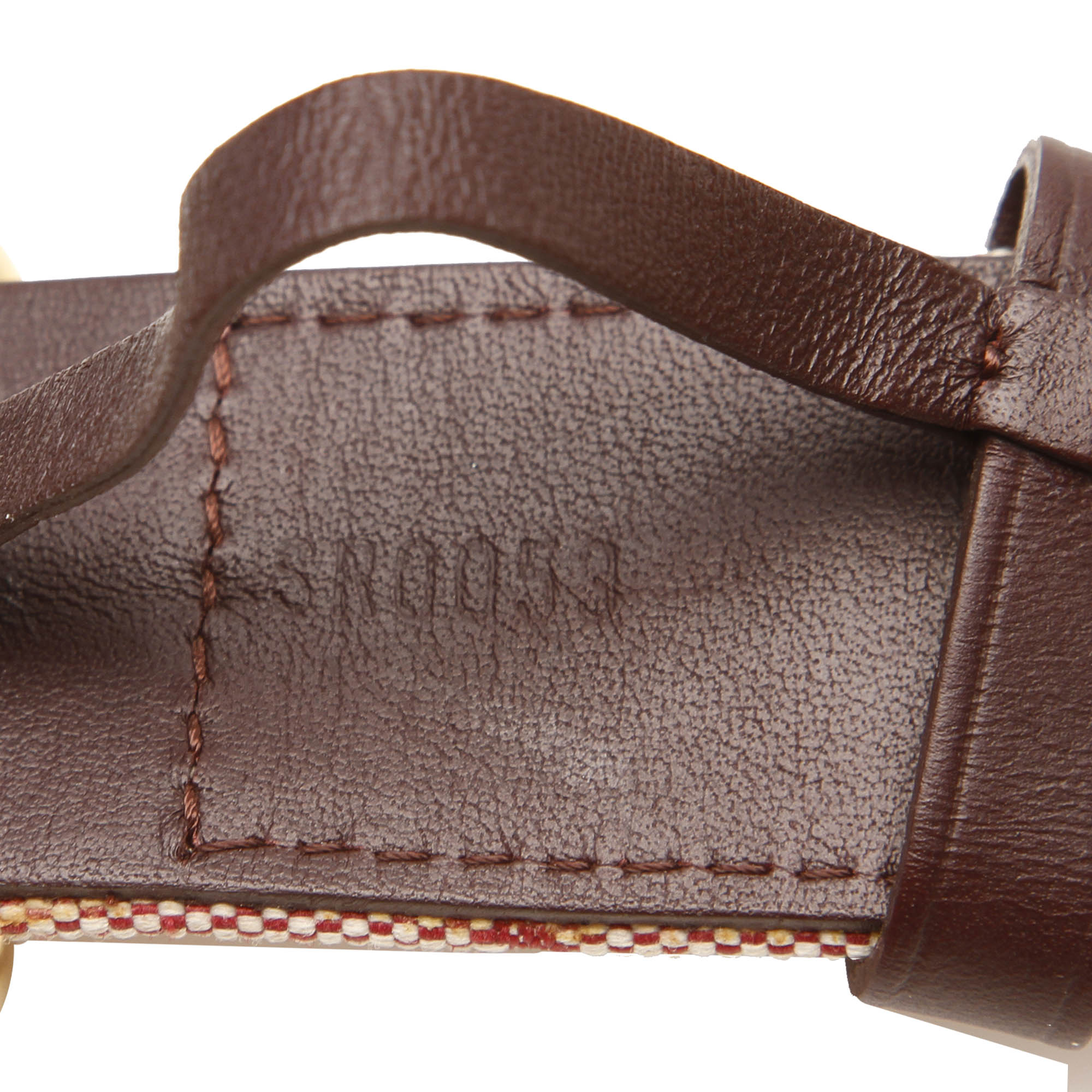 Pre-Loved Louis Vuitton Red Cotton Fabric Monogram Mini Lin Belt France | eBay