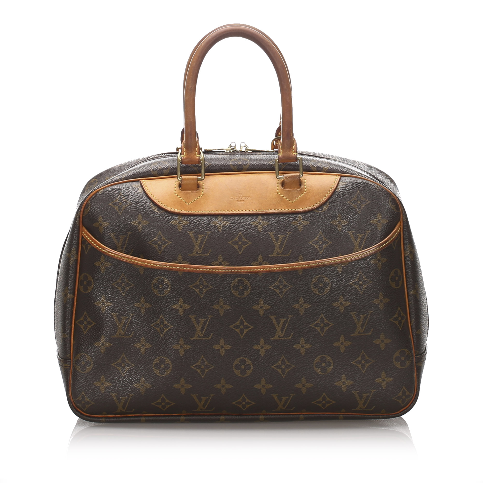 Louis Vuitton White Monogram Multicolor Trouville Bag - Yoogi's Closet