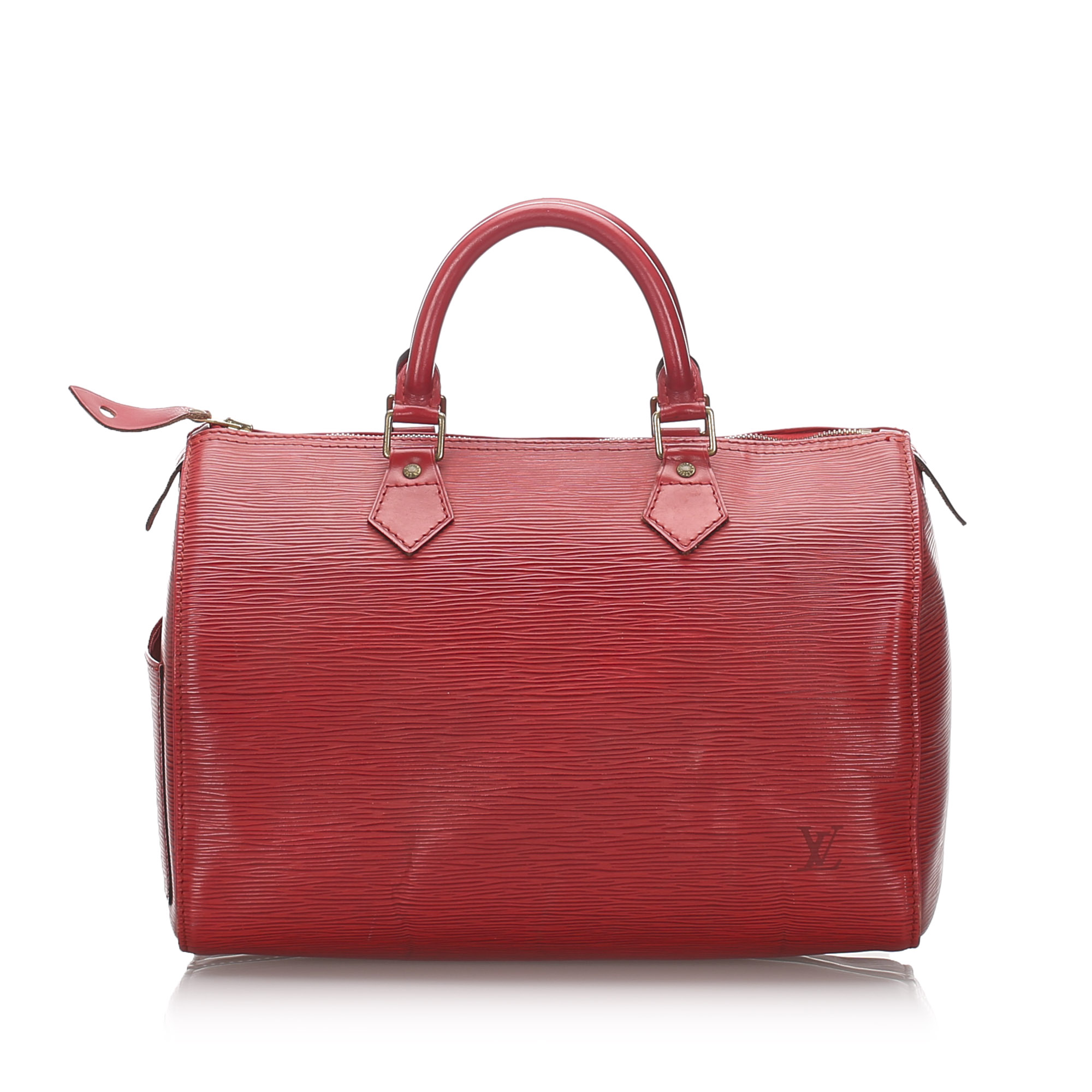 Pre-Loved Louis Vuitton Red Epi Leather Speedy 30 France | eBay