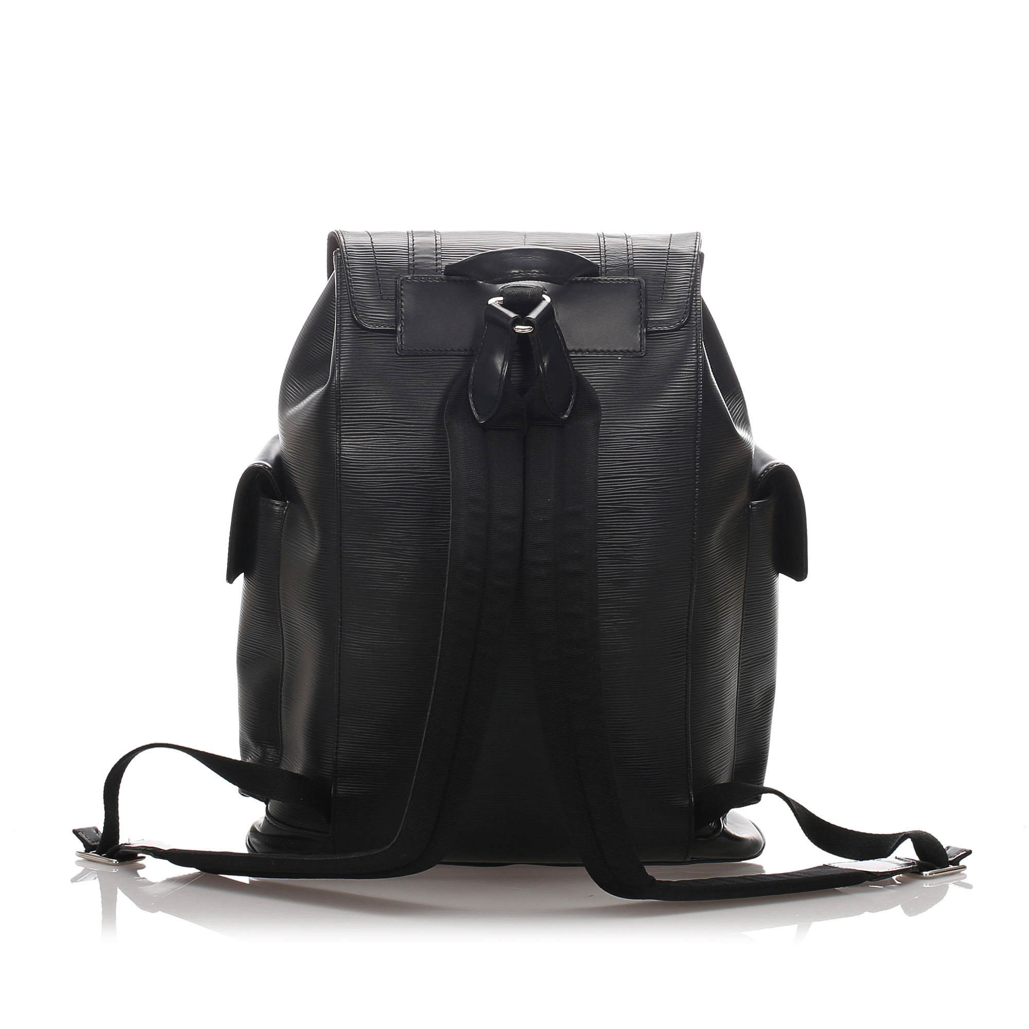 Pre-Loved Louis Vuitton Black Epi Christopher Backpack PM France | eBay
