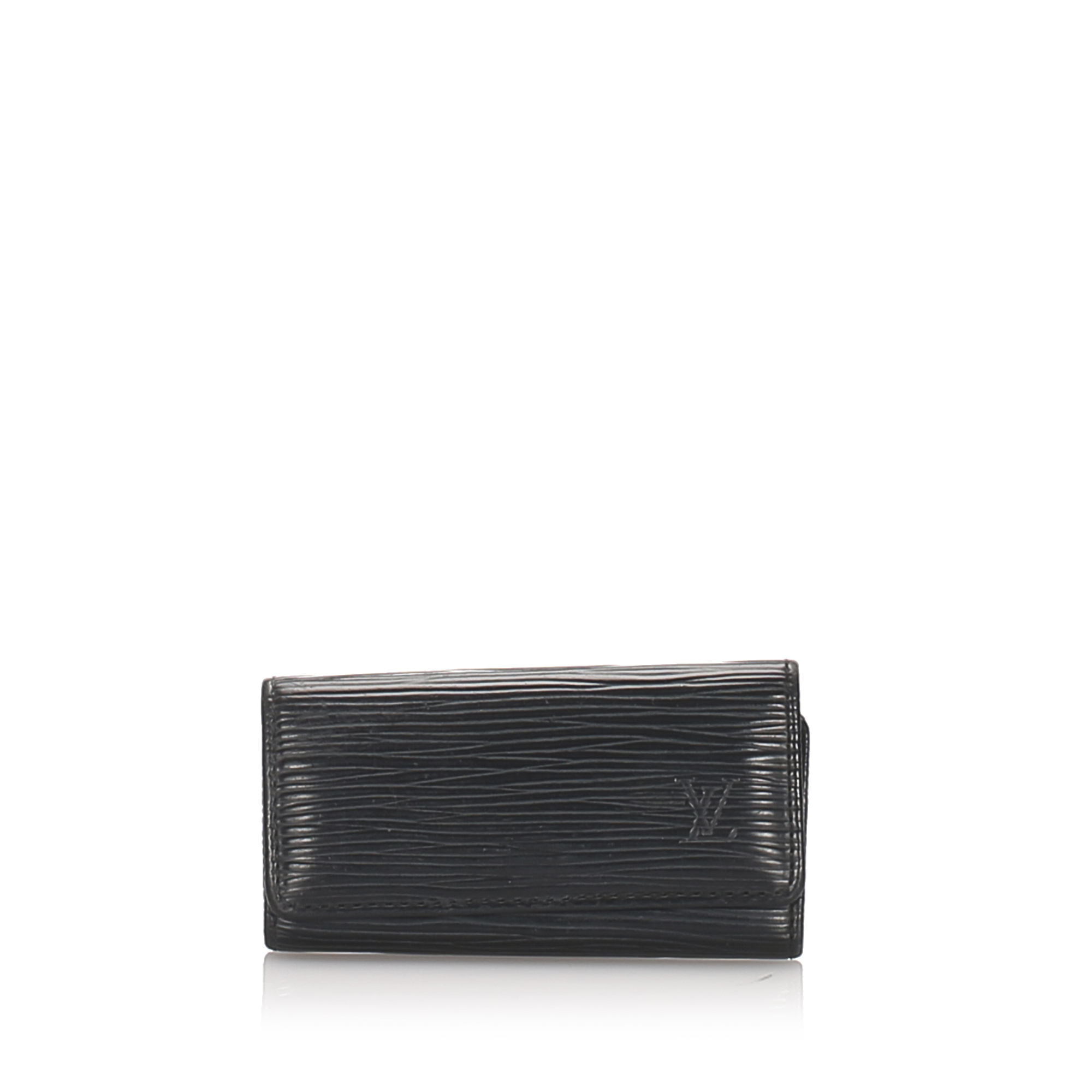 Pre-Loved Louis Vuitton Black Epi Leather Key Holder Spain | eBay